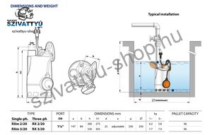 Pedrollo RXm 2/20 (10m)